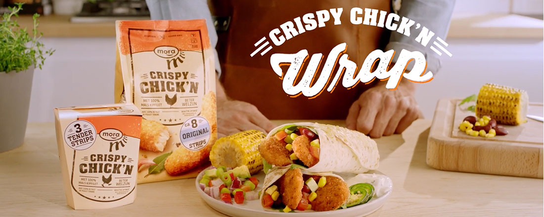 Wraps mexicains au Crispy Chick’n 