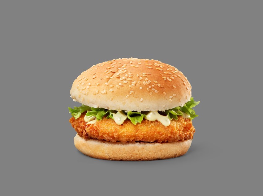 Crispy chick&#039;n burgers