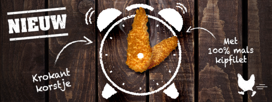 De klok rond met Crispy Chick’n