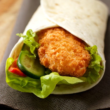 Crispy Chick’n Mini-Wrap