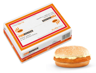 Uit verpakking Fishburger