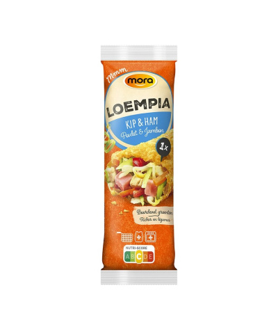 Dans l'emballage Loempia poulet & jambon