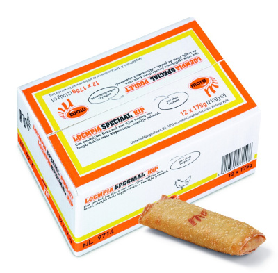 Uit verpakking Loempia speciaal kip