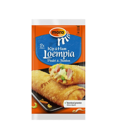 In verpakking Kip & Ham Loempia