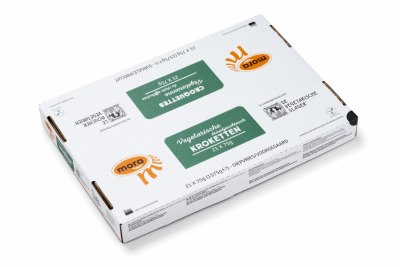 Dans l'emballage Croquettes végétarienne du chair effilochée