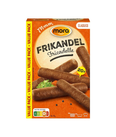 Dans l'emballage Classics Fricadelles