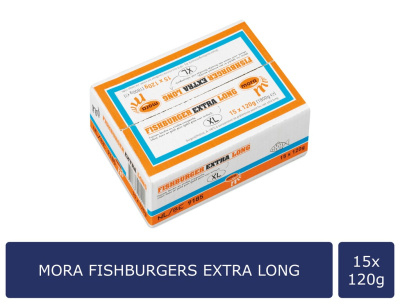 Dans l'emballage Fishburger extra long