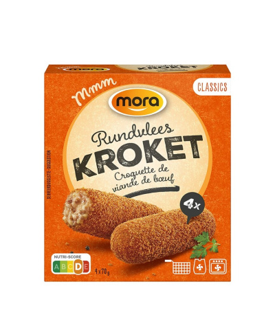 Dans l'emballage Croquette de viande de Bœuf