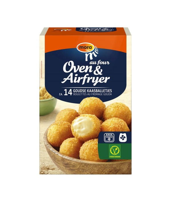 In verpakking Oven & Airfryer Goudse Kaasballetjes